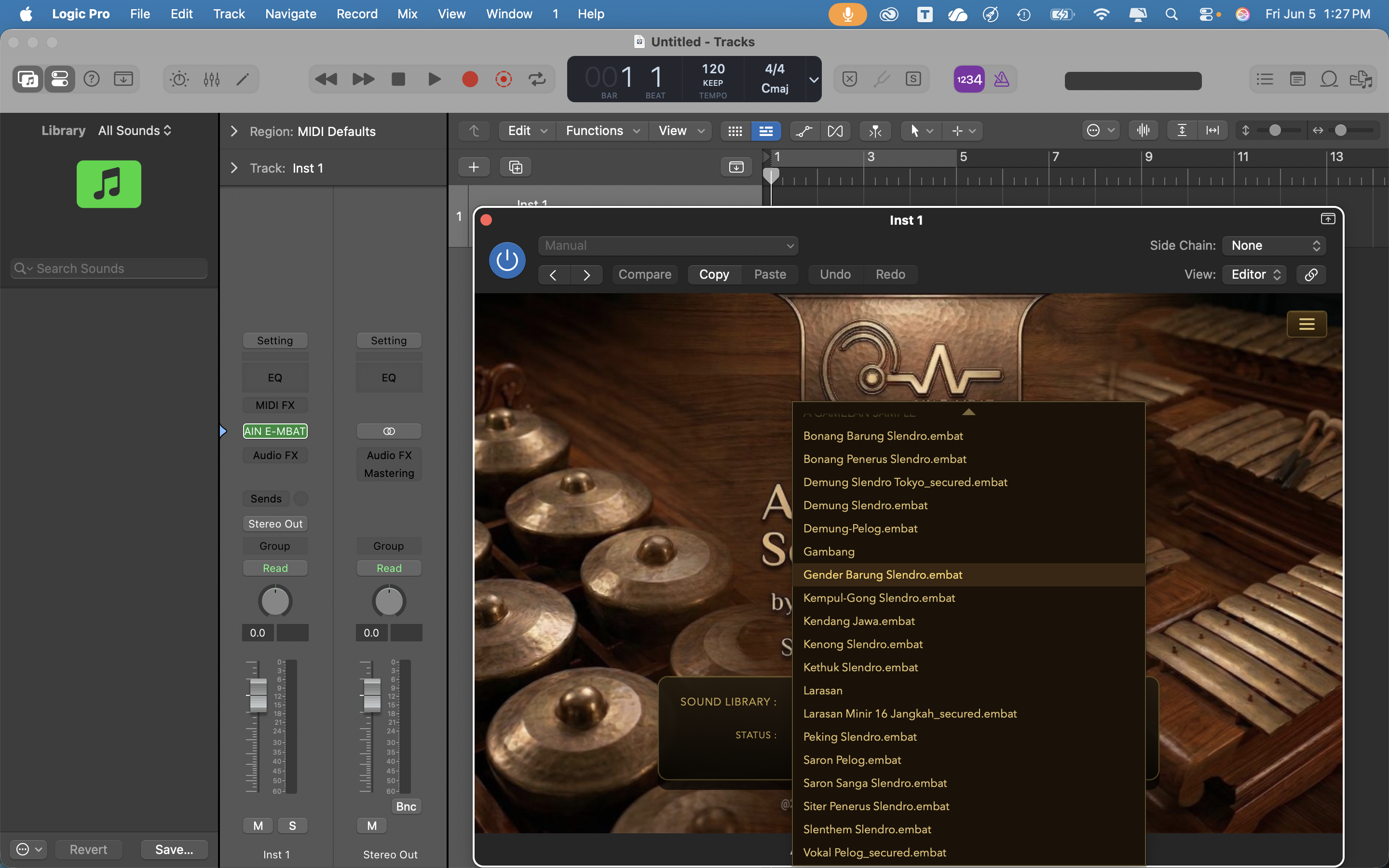 List of Gamelan